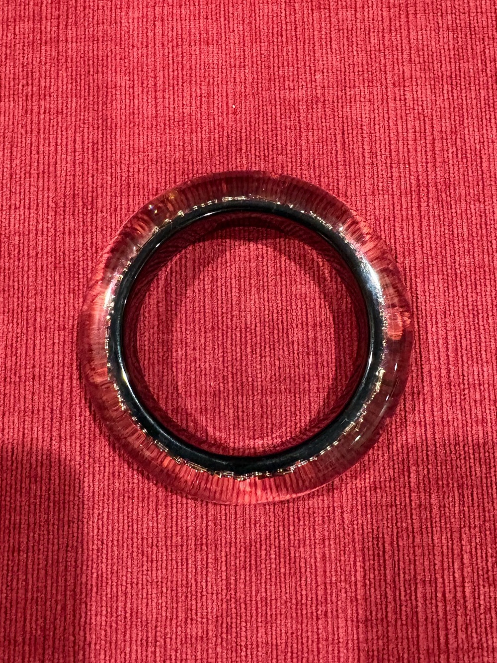 Authentic Louis Vuitton Inclusion-Style Resin Bangle Bracelet - Picture 5 of 7